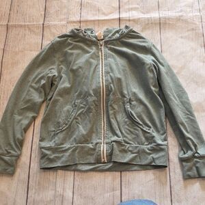 Fornia Kids Green Zip-Up Hoodie